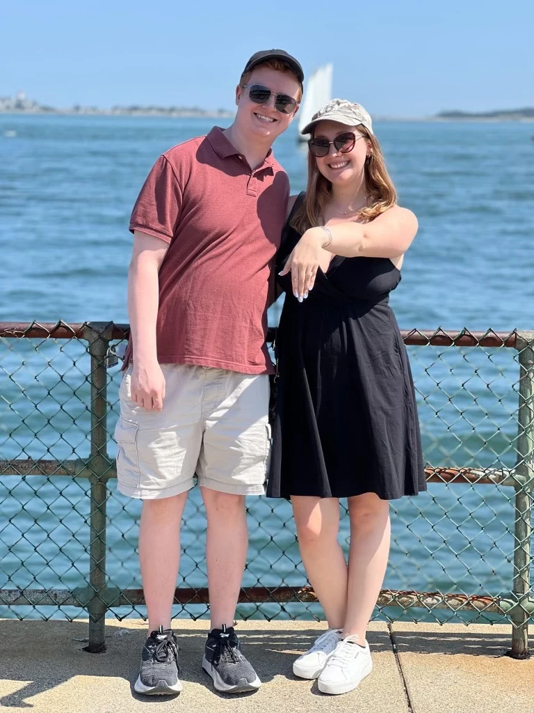 Carissa and Robert at an event