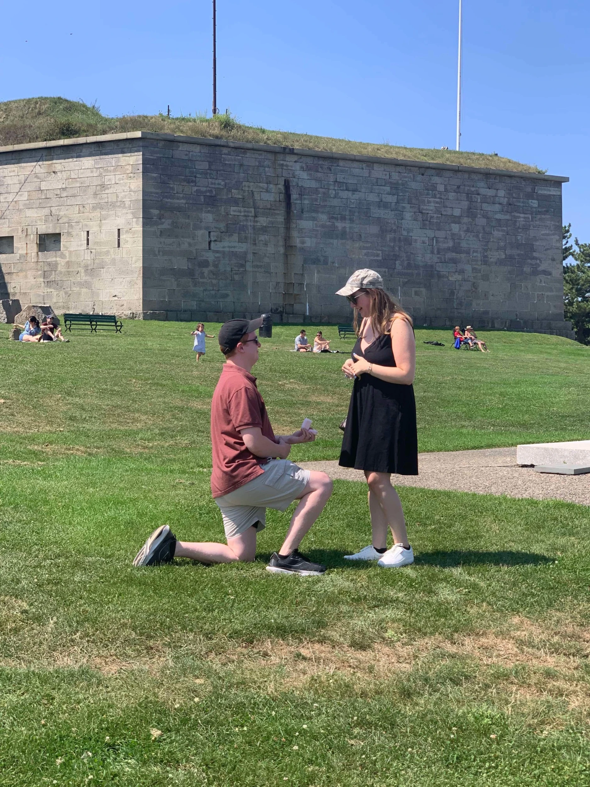 Carissa and Robert at an event