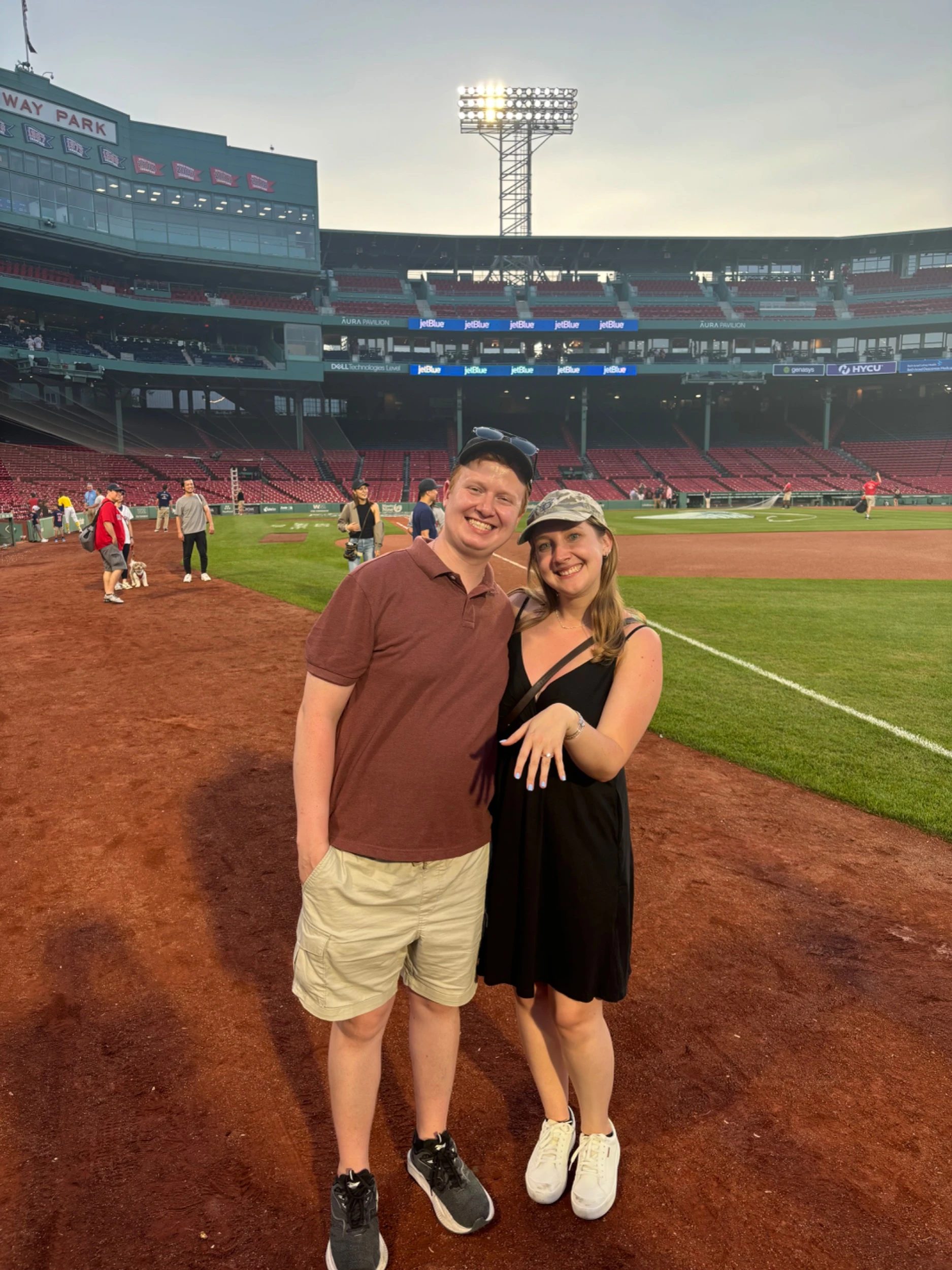 Carissa and Robert at an event